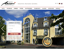 Tablet Screenshot of hotel-ascari.de